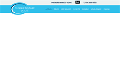 Desktop Screenshot of cliniquedentairelacite.com